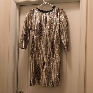 Perfect NYE Sequined Dress